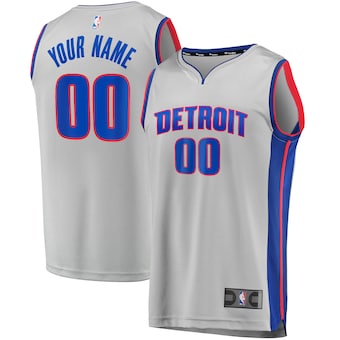 youth fanatics branded silver detroit pistons fast break rep-444